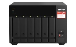 Zestaw Qnap TS-673A-SW5T (TS-673A-8G + switch QSW-1105-5T 5x2.5GbE), Tower, 6 x 2.5