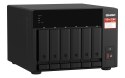 Zestaw Qnap TS-673A-SW5T (TS-673A-8G + switch QSW-1105-5T 5x2.5GbE), Tower, 6 x 2.5"/3.5" SATA, AMD Ryzen V1500B 4C/8T, 8GB DDR4