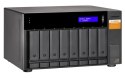 Qnap TL-D800S Expansion unit, Tower, 8x 2.5/3.5" SATA, with a QXP-800eS-A1164 PCIe SATA host card and 2 SFF-8088 to SFF-8088 SAS