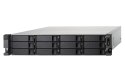 Qnap TL-R1200C-RP Expansion unit, 2U rackmount, 12x 2.5/3.5" SATA, USB-C 3.1 Gen2.  10GbE, redundant PSU, with a 1-meter USB-C t