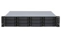 Qnap TL-R1200S-RP Expansion unit, 2U rackmount, 12x 2.5/3.5" SATA, redundant PSU, with a QXP-1600eS PCIe SATA host card and 3 SF