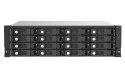 Qnap TL-R1620Sep-RP Expansion. 3U rackmount, 16x SAS 2.5"/3.5" SAS/SATA, 4 x SFF-8644 Mini-SAS HD ports, redundant PSU, without 