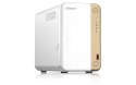 Qnap TS-262-4G, Tower, 2 x 2.5"/3.5" SATA, Intel Celeron N4505 2C/2T, 4 GB DDR4 onboard not expandable, 1 x 2.5GbE, External ada