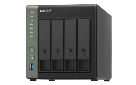 Qnap TS-431X3-4G, Tower, 4 x 2.5"/3.5" SATA , Annapurna Labs Alpine AL-314 1.7GHz, 4GB DDR3L SODIMM (Max. 8GB), 1 x 10GbE SFP+, 