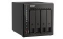 Qnap TS-453E-8G, Tower, 4 x 2.5"/3.5" SATA , Intel Celeron J6412 4C/4T, 8 GB DDR4 onboard not expandable, 2 x 2.5GbE, External a