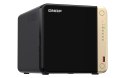 Qnap TS-464-8G, Tower, 4 x 2.5"/3.5" SATA , Intel Celeron N5105/N5095 4C/4T, 8 GB DDR4 onboard not expandable, 2 x 2.5GbE, optio