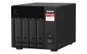 Qnap TS-473A-8G, Tower, 4 x 2.5"/3.5" SATA , AMD Ryzen V1500B 4C/8T, 8GB DDR4 (Max. 64GB), 2 x 2.5GbE, optional 10GbE, Single PS