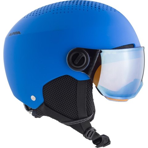 Kask narciarski ALPINA ZUPO VISOR Q-LITE BLUE 54-58