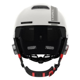 Kask narciarski Bluetooth 54-58cm Intercom/SOS biał